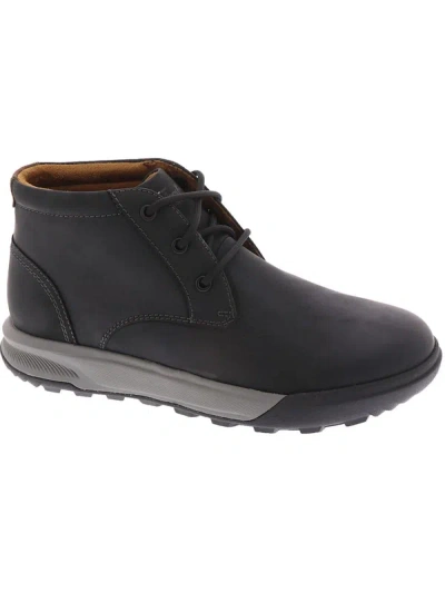 Florsheim Trailmix Mens Leather Ankle Chukka Boots In Black