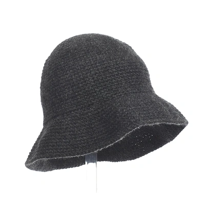 Nirvanna Designs Joplin Sun Hat In Charcoal In Black