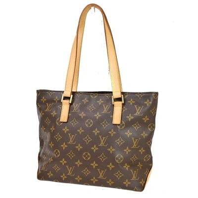Pre-owned Louis Vuitton Cabas Piano Canvas Shoulder Bag () In Brown