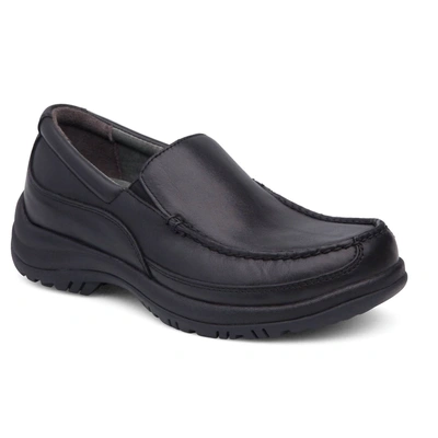 Dansko Men's Wayne Loafer - Medium Width In Black Full Grain