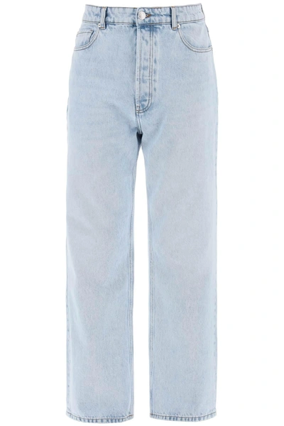 Ami Alexandre Mattiussi Loose Fit Denim Jeans In Classic In Bleu Javel/448