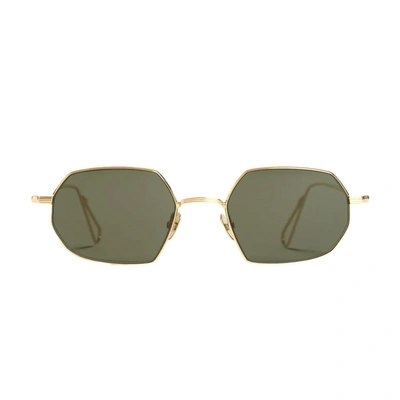 Ahlem Triomphe Champagne Sunglasses In Green