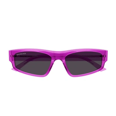 Balenciaga Bb0305s Linea Everyday Sunglasses In Fuchsia