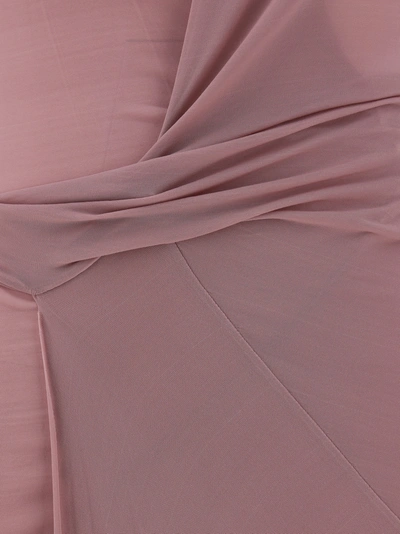 Rick Owens Abito Wrap In Pink