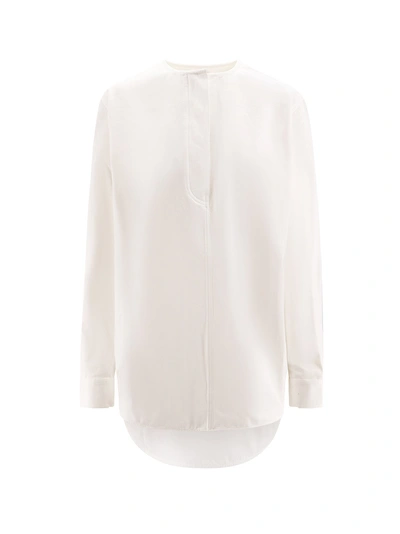 Totême Cotton Shirt In White