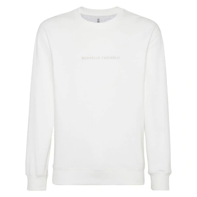 Brunello Cucinelli Sweatshirts In White