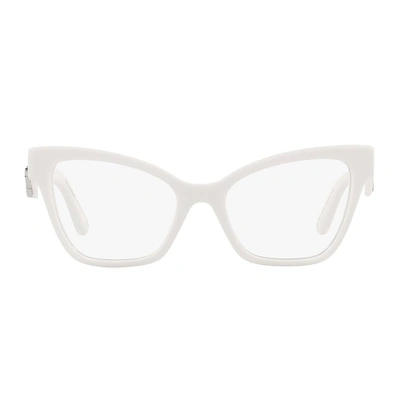 Dolce & Gabbana Dg3369 Dg Barocco Eyeglasses In White