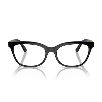 Dolce & Gabbana Dg5106u Dg Crossed Eyeglasses In Black