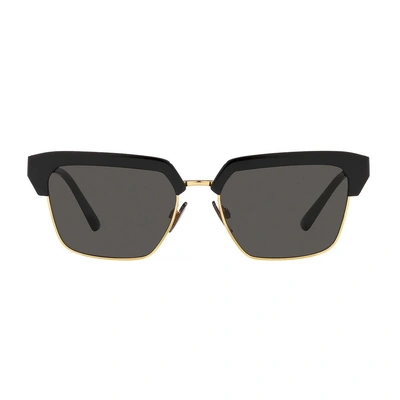 Dolce & Gabbana Dg6185 Dark Sicily Sunglasses In Black
