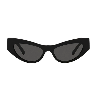 Dolce & Gabbana D Dg4450 Dg Crossed Sunglasses In Black