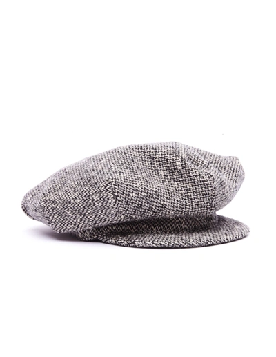 Yohji Yamamoto Grey Tweed Cap