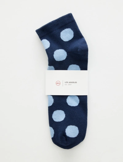 Ag Jeans One Quarter Sock In Blue