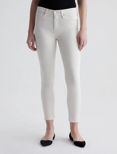 Ag Jeans Prima Crop In Ivory Dust