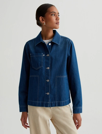 Ag Jeans Chiro Safari Jacket In Blue