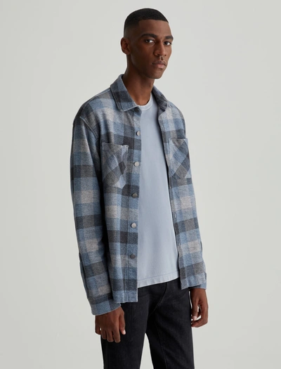 Ag Jeans Elias Shirt Jacket In Blue