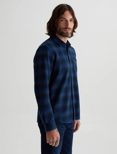 Ag Jeans Aiden Shirt In Blue