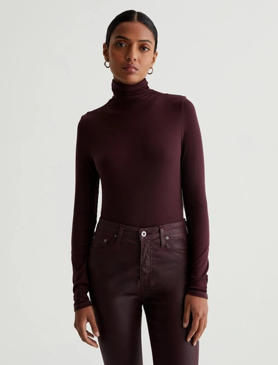 Ag Jeans Chels Turtleneck In Red