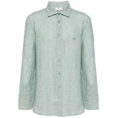 Etro Shirts In Green