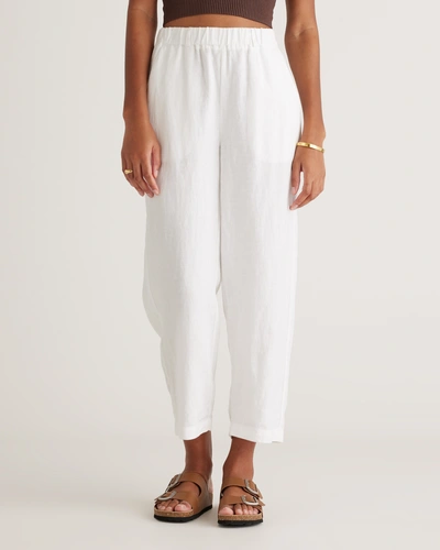 Quince Women's Linen Pants In White