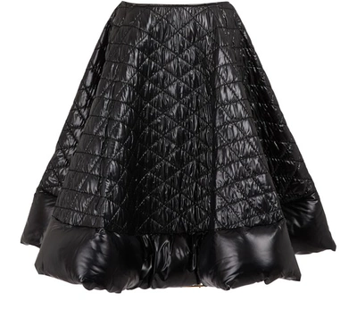 Moncler Genius 6 Moncler Noir Kei Ninomiya Skirt In 999-black