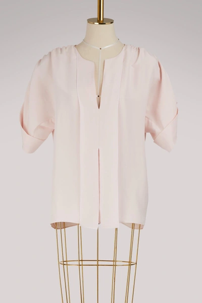 Maison Rabih Kayrouz Short-sleeved Top In Light Pink