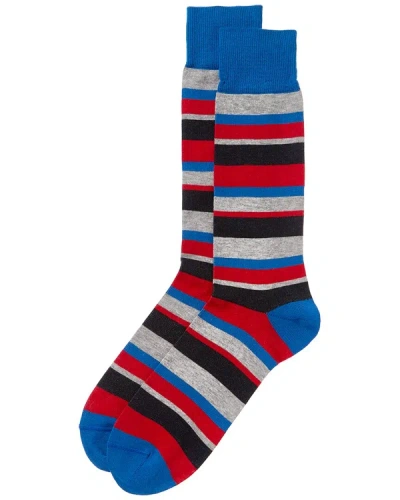 J.mclaughlin Stripe Pima Sock In Multi