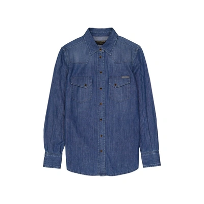 Dolce & Gabbana Denim Shirt In Blue