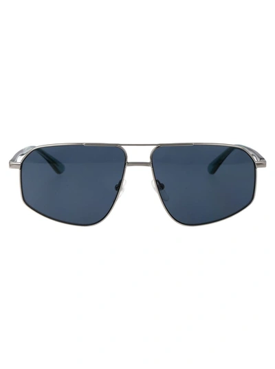 Calvin Klein Sunglasses In 014 Light Gunmetal