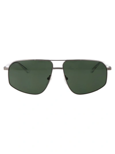 Calvin Klein Sunglasses In 015 Matte Light Gunmetal