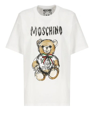 Moschino T-shirts And Polos White