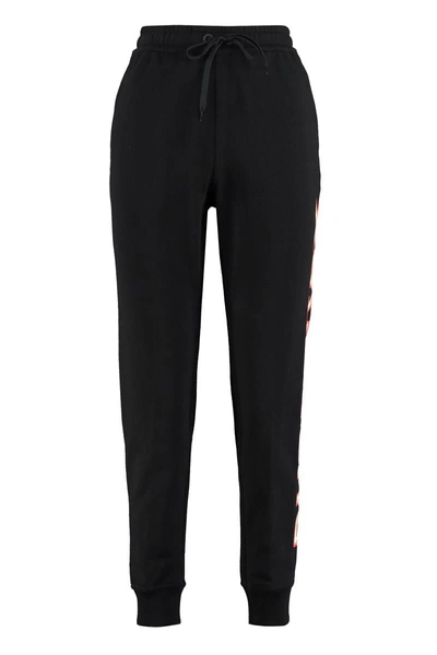 Burberry Stretch Cotton Track-pants In Black