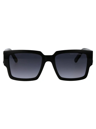 Marc Jacobs Sunglasses In 08a9o Blackgrey