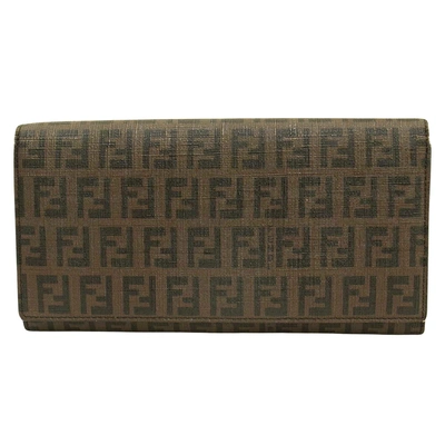 Fendi Zucca Brown Canvas Wallet  ()