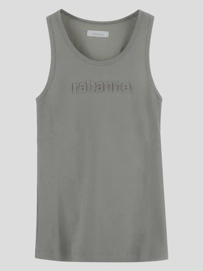 Rabanne T-shirts And Polos In Grey