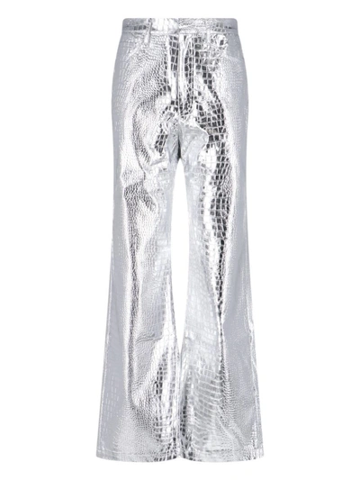 Rotate Birger Christensen Trousers In Silver