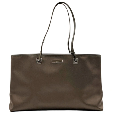 Gucci Brown Synthetic Tote Bag ()