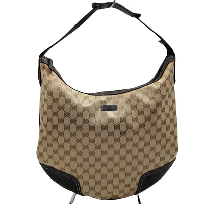 Gucci Princy Brown Crystal Shopper Bag ()