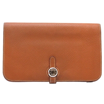 Hermes Hermès Dogon Brown Leather Wallet  ()