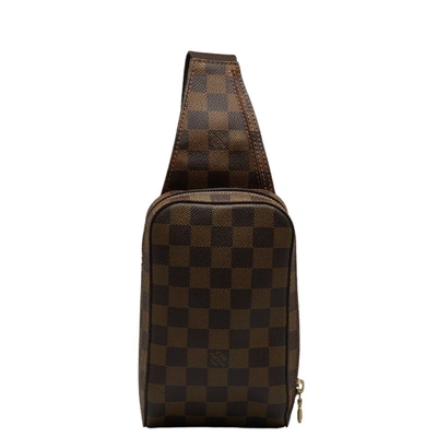 Pre-owned Louis Vuitton Shoulder Bag Brown Canvas Shopper Bag ()