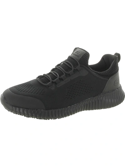 Skechers Cessnock-carrboro Womens Fitness Comfort Athletic And Training Shoes In Black