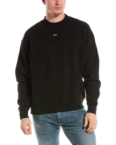 Off-white Crewneck Sweatshirt In Black