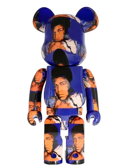 Medicom Toy Be@rbrick Muhammad Ali X Andy Warhol 1000% Decorative Accessories Multicolor In Blue