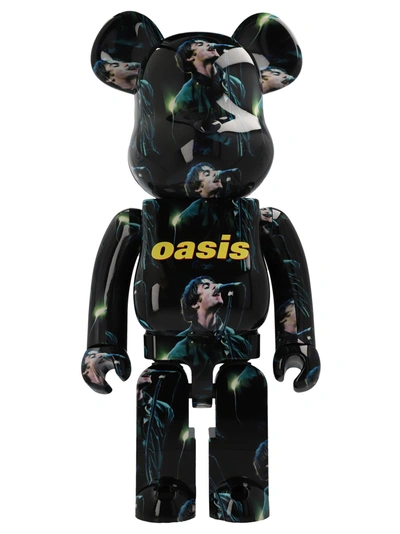 Medicom Toy Be@rbrick Oasis Knebworthy 1996 Liam Galagher 1000% Decorative Accessories Multicolor In Black
