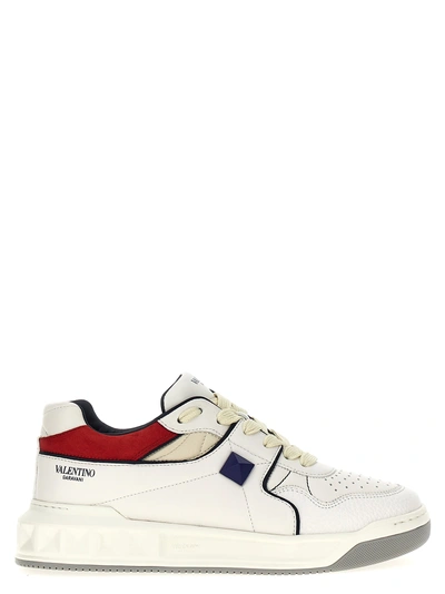 Valentino Garavani One Stud Sneakers Multicolor In White