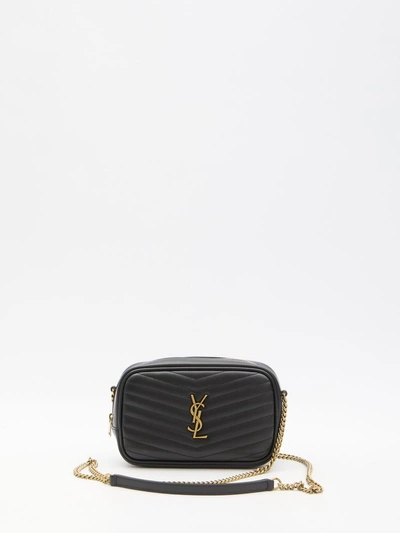 Saint Laurent Lou Mini Bag In Black