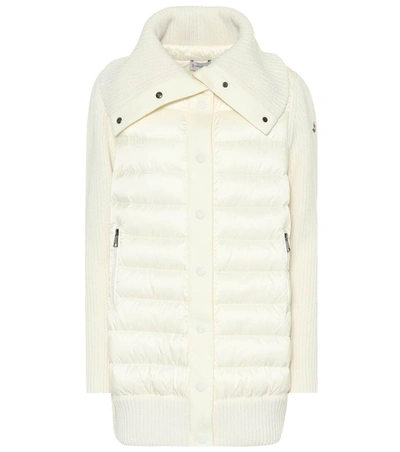 Moncler Wool And Cashmere Sweater In Ivory