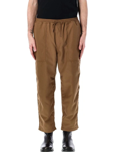 Comme Des Garçons Homme Deux Comme Des Garçons Homme Elasticated Waistband Chino Trousers In Brown