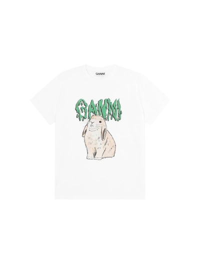 Ganni T-shirts In White