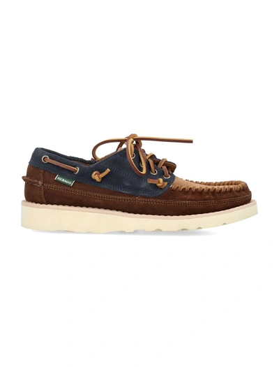 Sebago Cayuga In Blue Navy Cognac