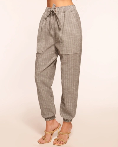 Ramy Brook Emerald Jogger Pant In Sandstone Stripe